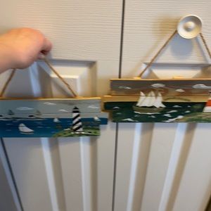 2 pieces lighthouse art